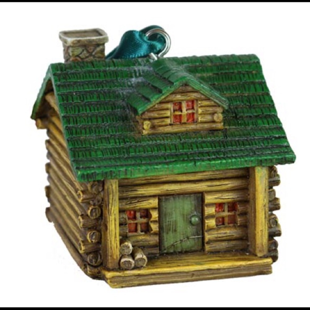 LOG CABIN Hanging ORNAMENT